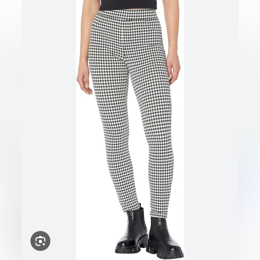 NWT SANCTUARY ANTHROPOLOGIE black and white houndstooth leggings